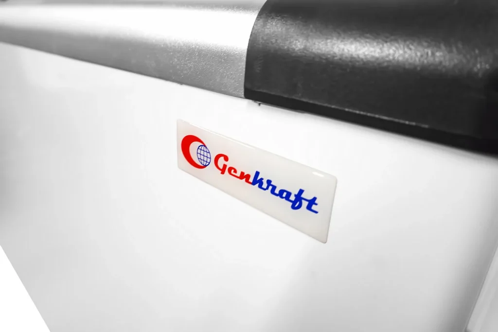 Genkraft Chest Freezer Curved Sliding Glass Top – view 2