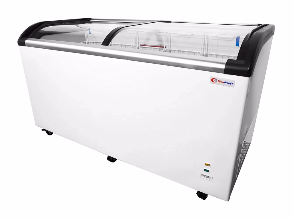 Genkraft Chest Freezer Curved Sliding Glass Top – view 6