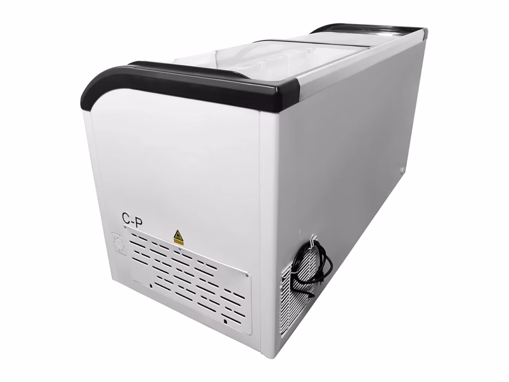 Genkraft Chest Freezer Curved Sliding Glass Top – view 9