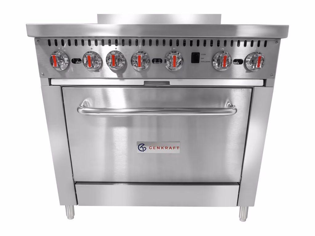 Genkraft 6 Burner Range with Convection Oven – view 4