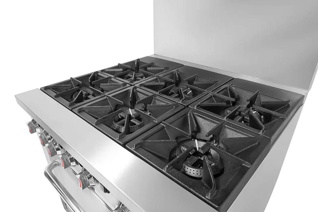 Genkraft 6 Burner Range with Convection Oven – view 6