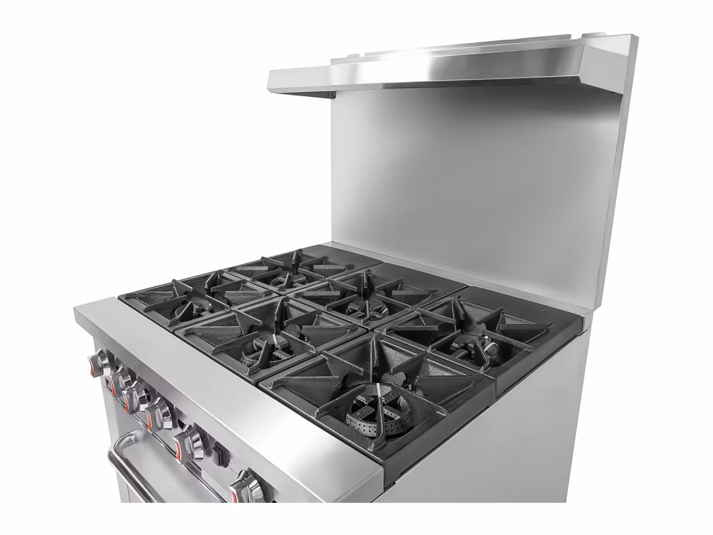 Genkraft 6 Burner Range with Convection Oven – view 7