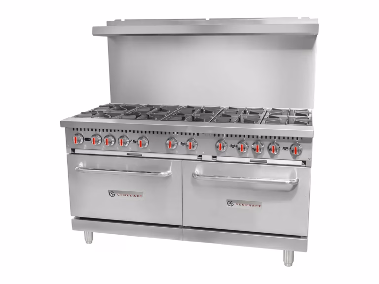 10 Burner Range with Two Ovens