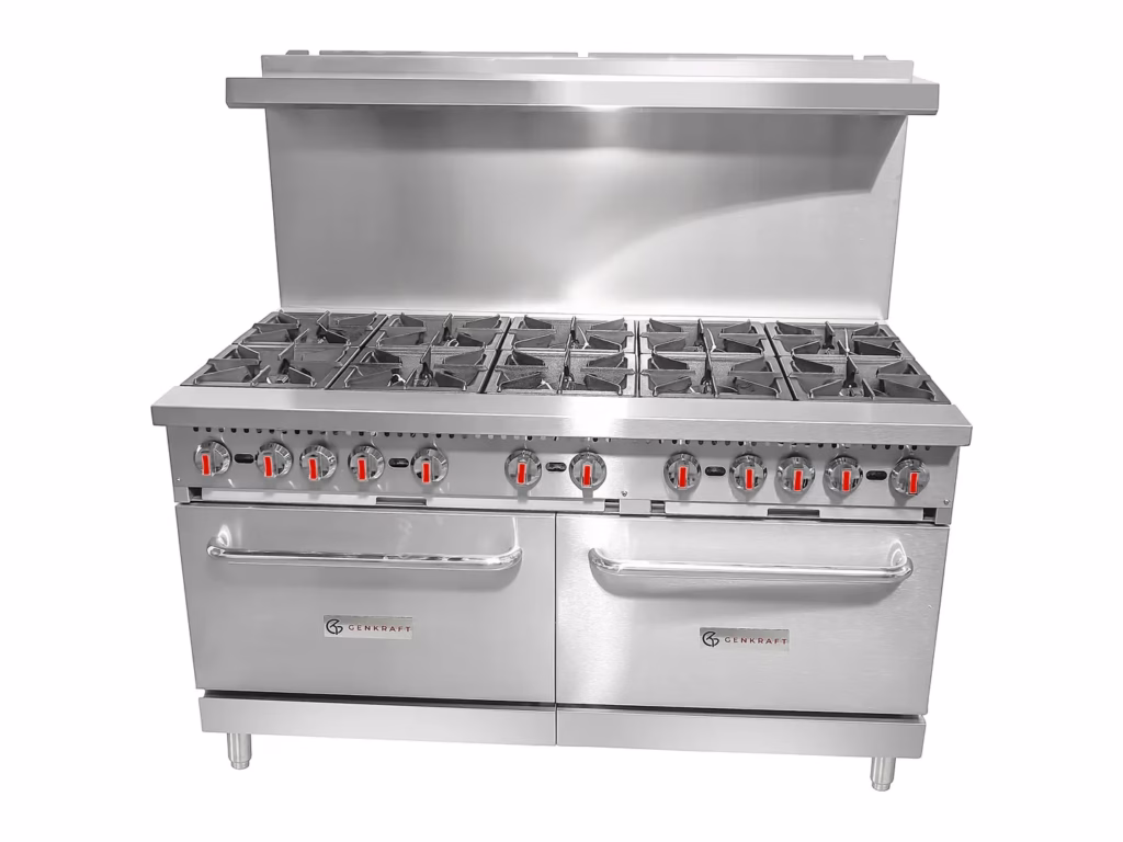 Genkraft 10 Burner Range with Two Ovens – view 2