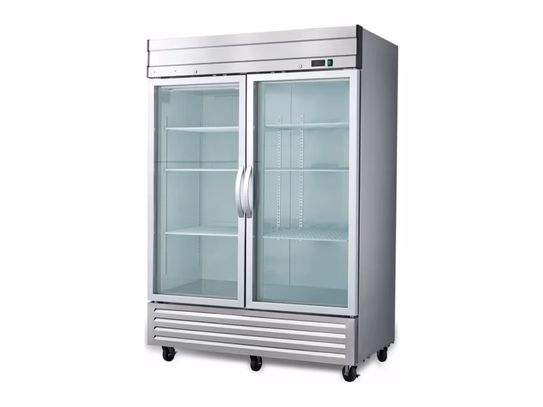 Reach-In Double Glass Door Refrigerator